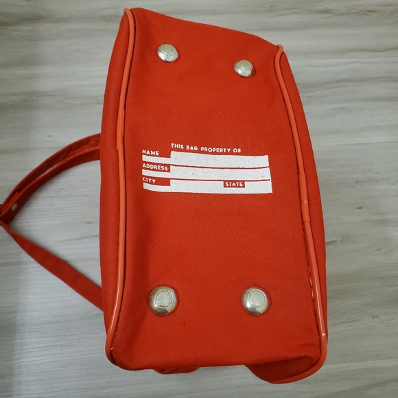 Vintage Bags Vtg Globus Gateway Red Carryon Travel Bag Acc22 Poshmark